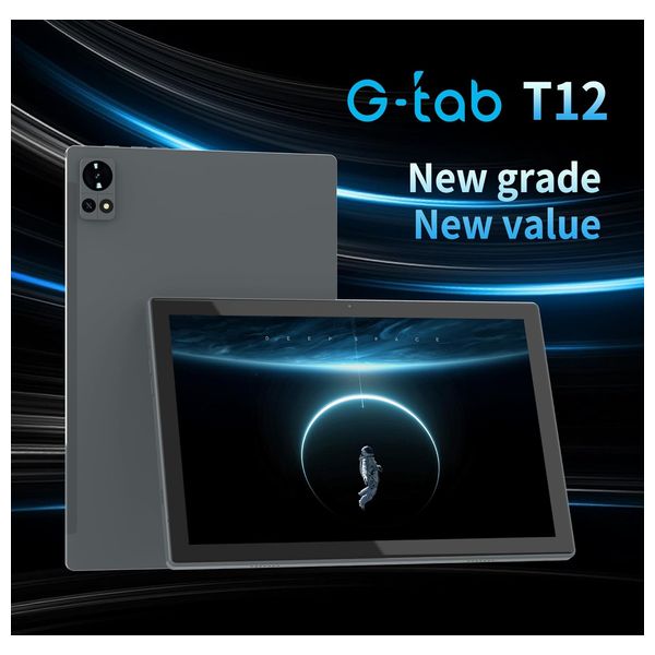  G-tab T12 - 10.1-inch, Incell LCD - Unisoc T615 Octa-core - 6580 mAh 