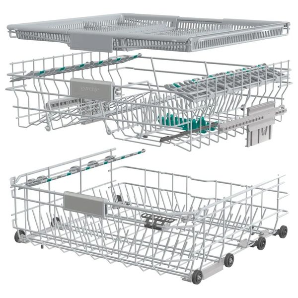 Gorenje GS693C60XUVAD - Dishwasher - 16 Sets - 7 program - Silver