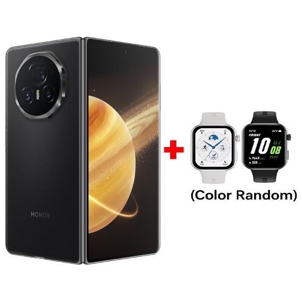  هونر ماجيك V3 - بشاشة 7.92-انج قابلة للطي اموليد LTPO - معالج سناب دراكون 8 الجيل الثالث (٤ نانومتر)، ثماني النواة - 5150 مللي امبير + هدية مجانية ساعة 2i من هونر 