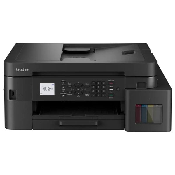 طابعة خزان الحبر برذر MFC‑T930DW - طباعة سريعة على ورق A4 - وحدة تغذية تلقائية للمستندات ووحدة دوبلكس - أسود