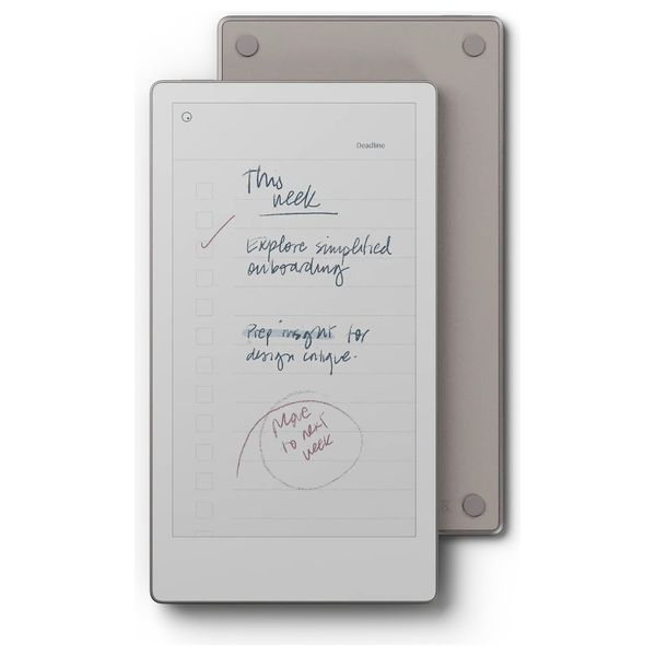 reMarkable Paper Pro Move - Premium Digital Notebook - 7.3-Inch display - Paper-like writing feel - Up to 2 weeks of battery life - White