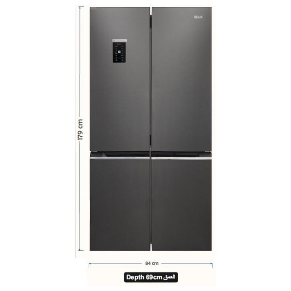  ILK V620BX - French Door Refrigerator - Electronic Control - High Quality Inverter Compressor - Black 