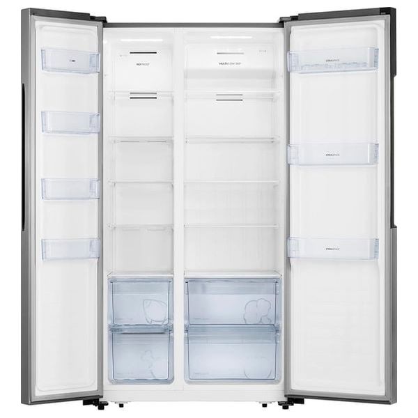 ثلاجة جورنجي ذات التصميم الفرنسي - 20 قدم - NRS9182MXUK - سلفر