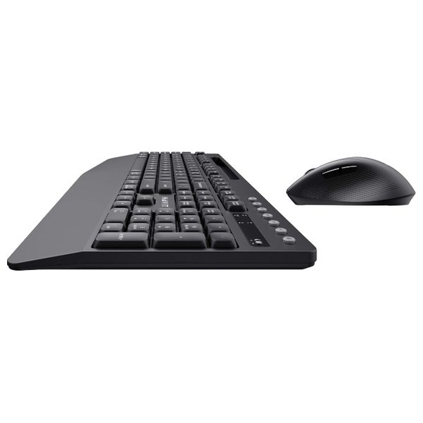 Havit KB251WB - Wireless Keyboard & Mouse -  DPI Range 800-1200-1600 - 111 Keyboard Key - Black