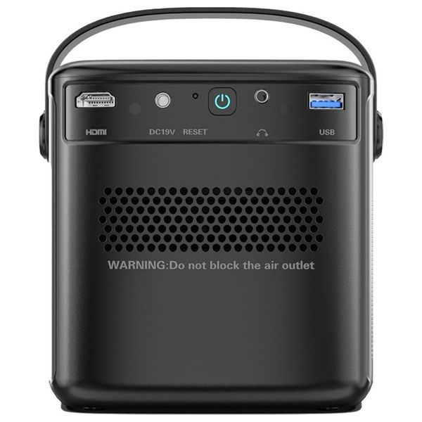  جهاز عرض بروجيكتور جوجل DLP  باورولوجي Starbeam - حجم الإسقاط 100انج - أندرويد 9 مع جوجل تي في - رمادي 