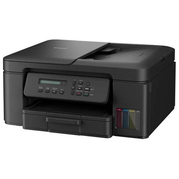 طابعة برذر DCP-T730DW - خزان حبر - وحدة تغذية مستندات تلقائية سعة 20 ورقة - خزانات حبر عالية السعة قابلة لإعادة التعبئة - أسود