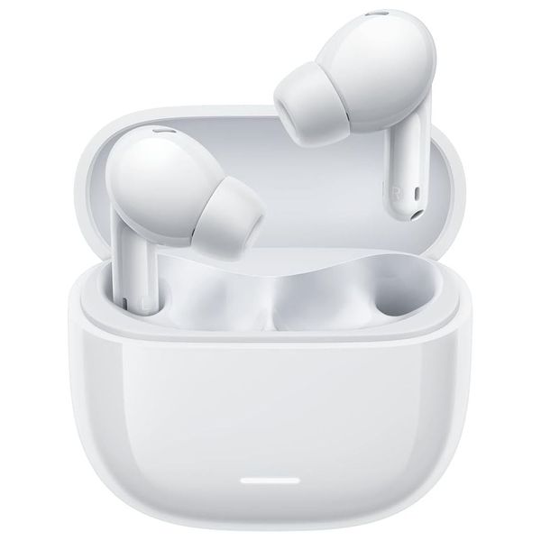  سماعة بلوتوث داخل الأذن ريدمي Buds 6 Lite - عمر بطارية يصل إلى 38 ساعة - مصممة للحصول على صوت واضح ومتوازن - أبيض 