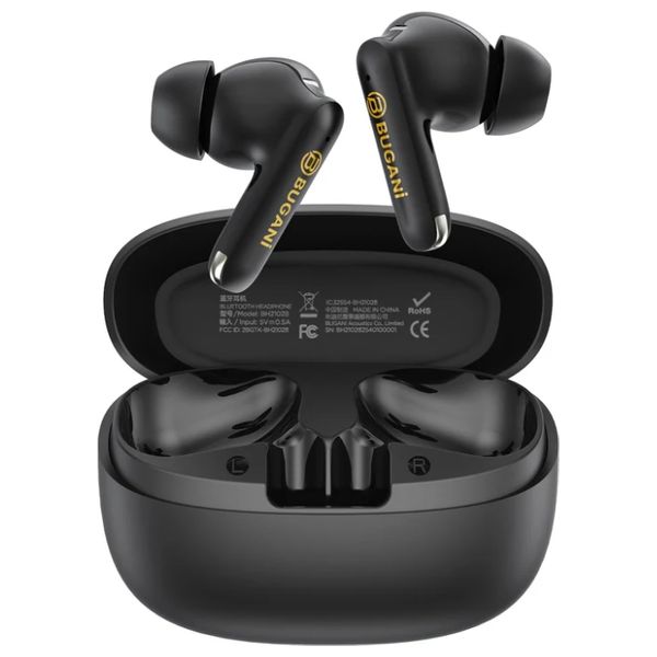 سماعات أذن لاسلكية حقيقية بوجاني Freebuds B20 - مقاومة للماء بمعيار IPX4 - تحكم باللمس - أسود