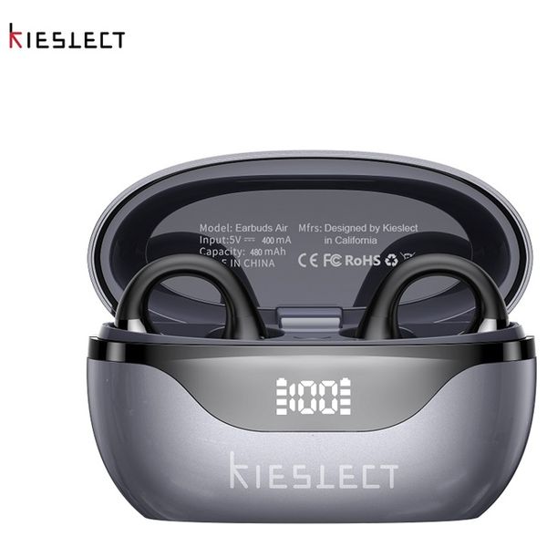 Kieslect Earbuds Air - Bluetooth Headphone In Ear - IPX4 Water Resistance - 3D Surround Sound - Silver