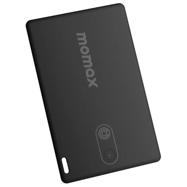  Momax Find My Ultra Slim Tracker - Precise Positioning - Long Battery Life - Black 