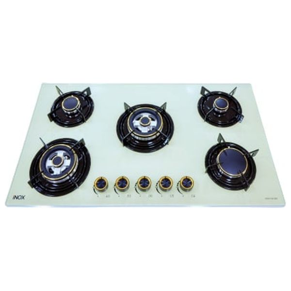 Inox E91BG - Built-In Gas Cooker - 5 Burners - Beige