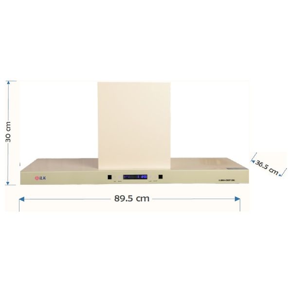 ILK E90T1BG - Cooker Hood - 3 Levels Speeds - Digital Display - Beige