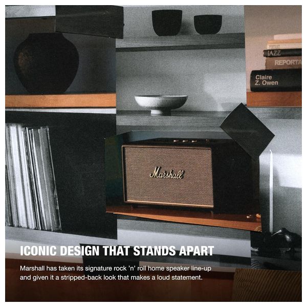 Marshall Stanmore III Bluetooth Speaker - Sustainable design - Black