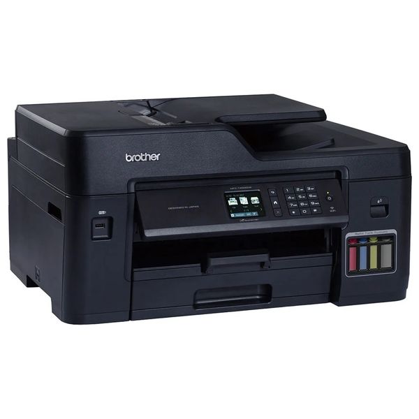 طابعة برذر MFC-T4500DW - خزان حبر A3 - متعددة الوظائف - نظام خزان إعادة التعبئة والاتصال اللاسلكي - أسود