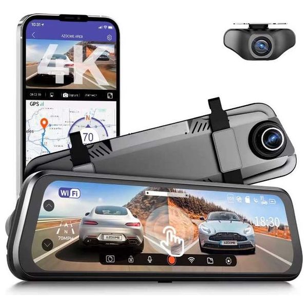  Azdome AR09 - Car Dash Camera - MicroSD support up to 128GB - Built-in GPS - Black 