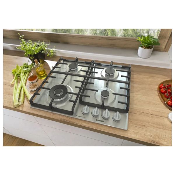 Gorenje GW642X - 4 Burners - Built-In Gas Cooker - Silver