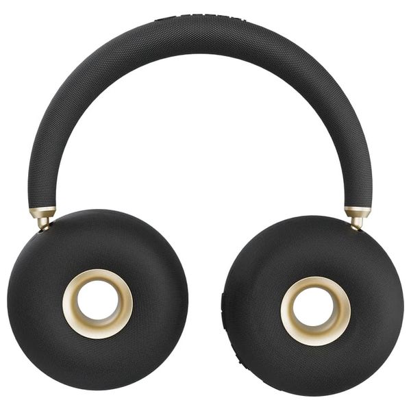 سماعات رأس لاسلكية فوق الأذن بوجاني AirCore OWH  - تصميم قابل للطي - تقنية مدمجة لتقليل الضوضاء لمكالمات أكثر وضوحًا - أسود