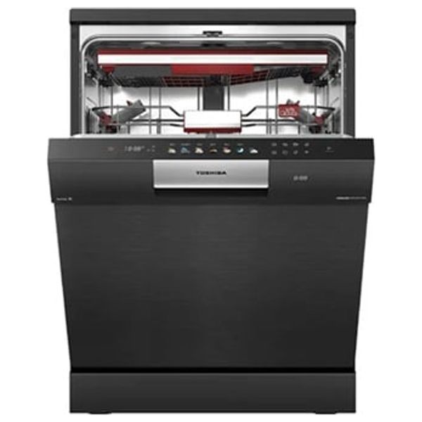  غسالة صحون توشيبا  - سعة 14 مكان - 8 برامج - DW-14F7MEB-IQ - أسود 
