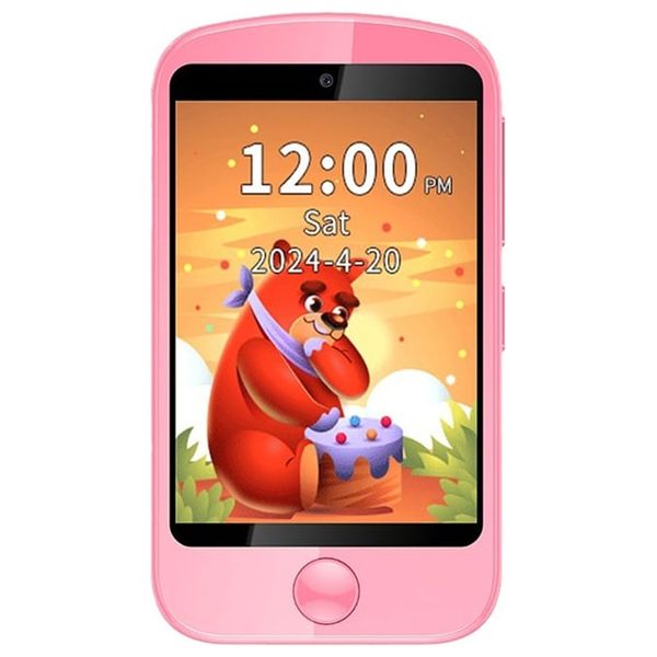  Porodo Kids 4G Smartphone -  2.8-Inch multi-touch capacitive display - 700mAh - Type-C charging for quick and convenient recharging - Pink 