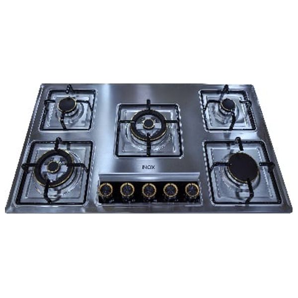 Inox E91S - Built-In Gas Cooker - 5 Burners - Steel