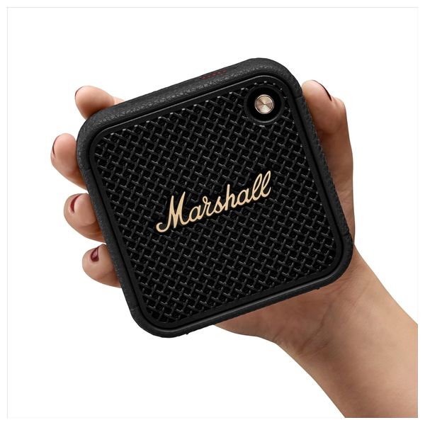  Marshall Willen II - Bluetooth Portable Speaker - Long-Lasting Playtime - IP67 dust and waterproof - Iconic Marshall Sound - Black 