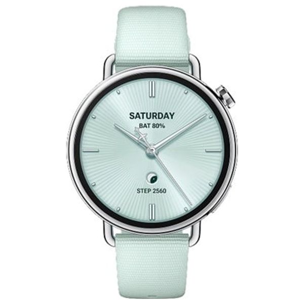  Xiaomi Watch S4 - 41mm - 5 ATM Water Resistance - Bluetooth 5.4 - Mint Green 