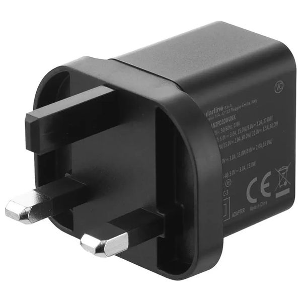 Cellularline 4095 - Wall Charger - 30W - 2 Ports -  Black