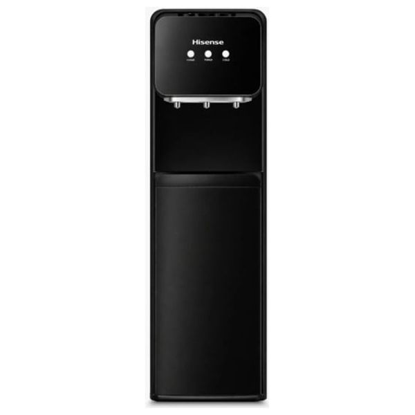 براد مياه هايسنس - قدرة تبريد 90 واط - تعبئة سفلية/تعبئة عبر الأنابيب مع فلتر - أسود