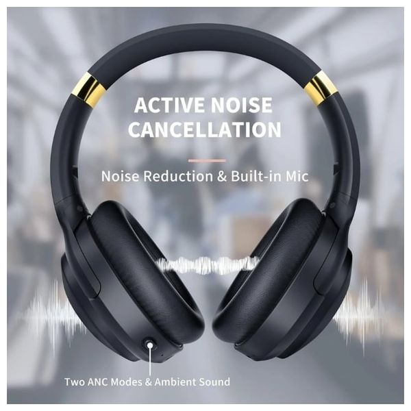 Monster Persona SE Over Ear Headphones - Active Noise Cancelling (ANC) - Long Battery Life Up to 60 hours of continuous use - Black