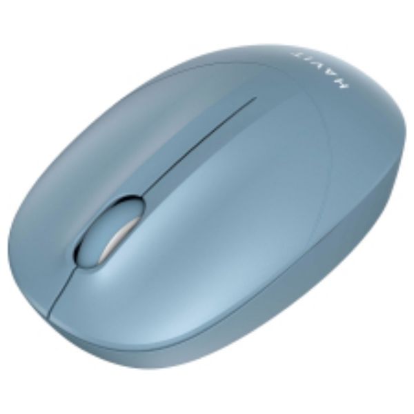  ماوس لاسلكي هافيت MS54GT - دقة 1600 نقطة في البوصة لأداء سلس ودقيق - عمر أزرار يصل إلى 3 ملايين نقرة - ازرق 