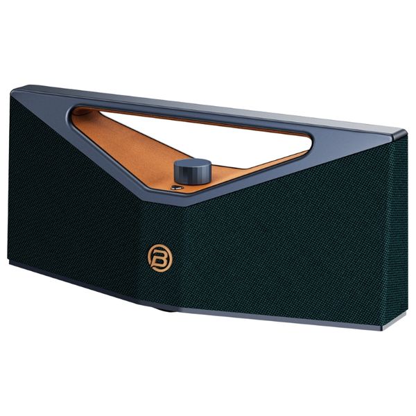 سبيكرصوت بلوتوث محمول بوجاني Brief Pro - طاقة خرج تصل إلى 160 واط - مقاومة للماء بمعيار IPX5 - ازرق