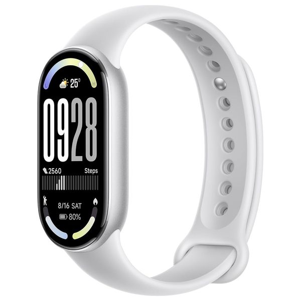Xiaomi Smart Band 10 - Straps - 1.72 inch Amoled - 150+ modes - Silver