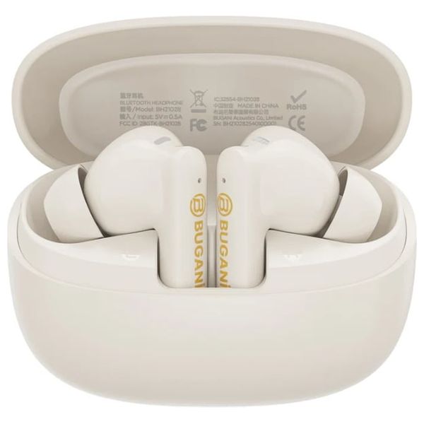 سماعات أذن لاسلكية حقيقية بوجاني Freebuds B20 - مقاومة للماء بمعيار IPX4 - تحكم باللمس - ابيض