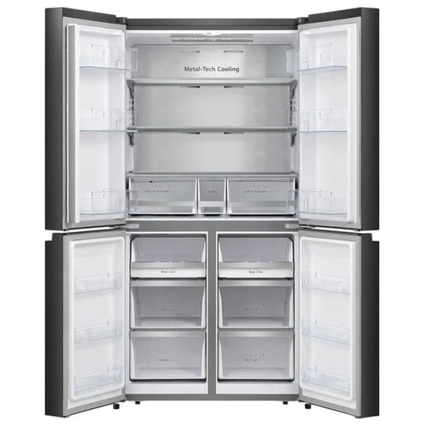 Gorenje NRM9181SB - French Door Refrigerator - 22 ft - LED control panel - Black