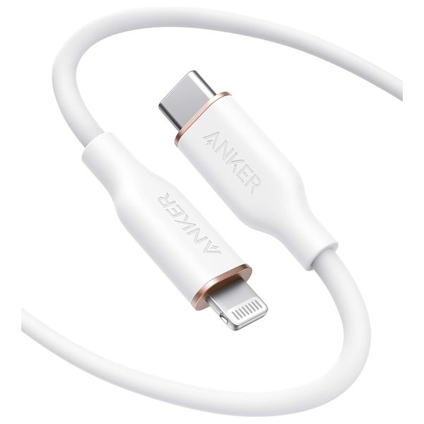  Anker PowerLine III Flow - USB-C to Lightning Cable - 0.9m - White 