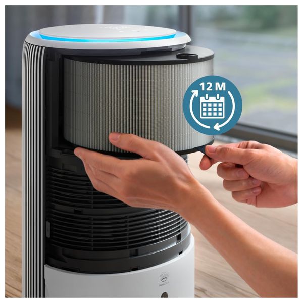  Philips FY3400/30 - HEPA NanoProtect Replacement Filter - 1 filter - Black 