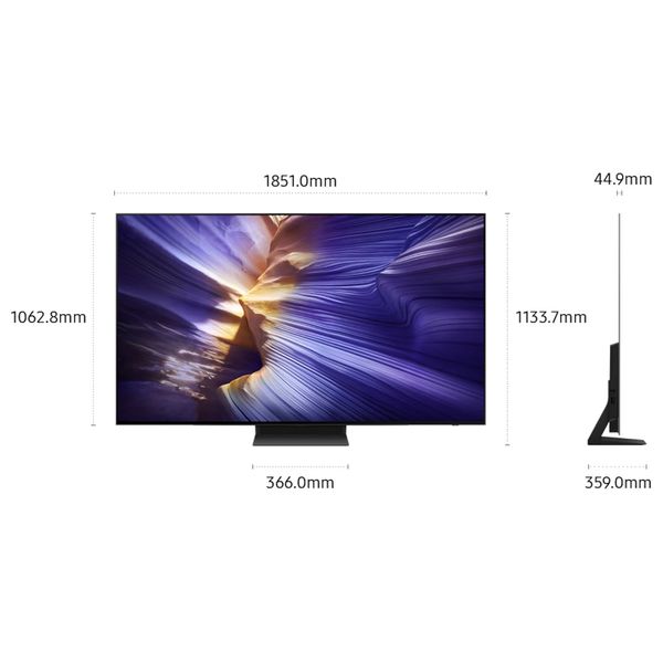  Samsung QA83S90FAE - 83 inches - 4K UHD - 144Hz - Tizen - Black 