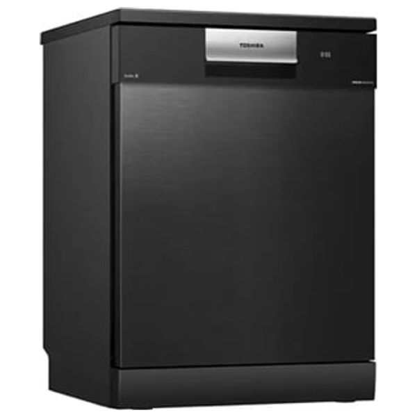  غسالة صحون توشيبا  - سعة 16 مكان - 10 برامج - DW-16F1MEBS-IQ - أسود 