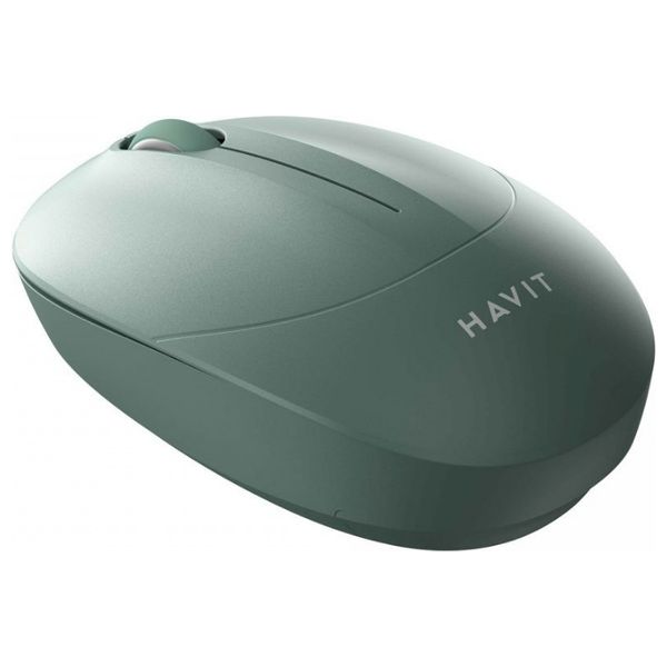  ماوس لاسلكي هافيت MS54GT - دقة 1600 نقطة في البوصة لأداء سلس ودقيق - عمر أزرار يصل إلى 3 ملايين نقرة - أخضر 