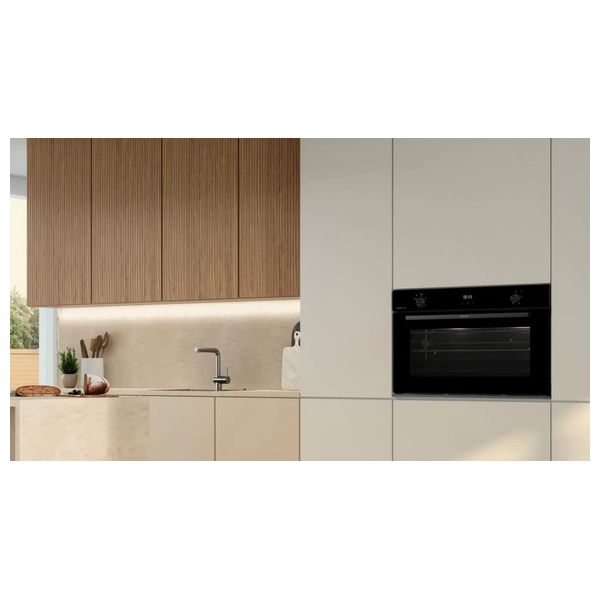 فرن غاز مدمج فردي جورنجي - تصميم عريض للغاية 90 سم - مؤقت إلكتروني يعمل باللمس - BOGX9832E06BG  - أسود 