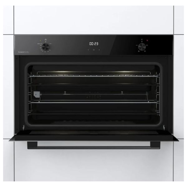  فرن غاز مدمج فردي جورنجي - تصميم عريض للغاية 90 سم - مؤقت إلكتروني يعمل باللمس - BOGX9832E06BG  - أسود 