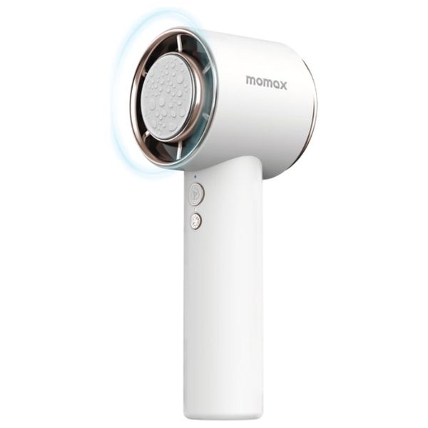  مروحة موماكس ألترا فريز المحمولة - تبريد قوي - تصميم محمول - أبيض 