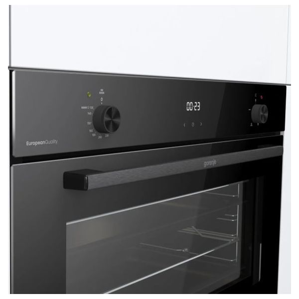  فرن غاز مدمج فردي جورنجي - تصميم عريض للغاية 90 سم - مؤقت إلكتروني يعمل باللمس - BOGX9832E06BG  - أسود 