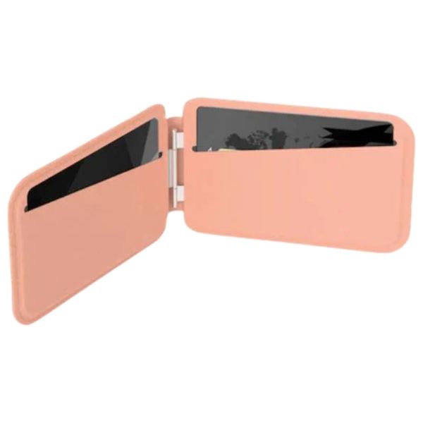  حامل بطاقات مغناطيسي موماكس - متوافق مع ماج سيف - حامل قابل للتعديل - وردي 