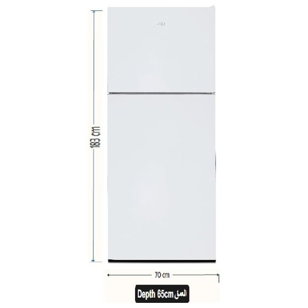 ILK DV439GLW - Conventional Refrigerator - 16ft - Less Frost - Light Inside - White