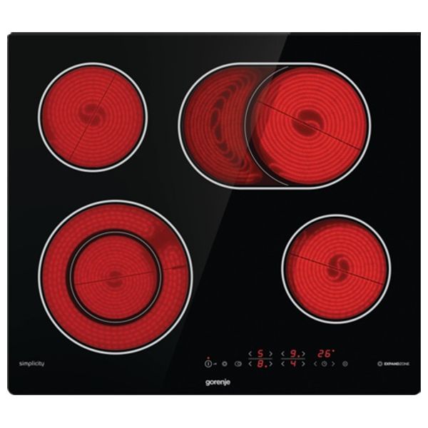Gorenje ECT643SYB - 4 Burners - Laser Cooker - Black