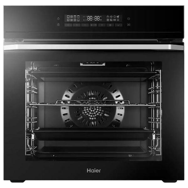 فرن داخلي كهربائي هاير - 72 لتر - 3480 واط - لوحة تحكم تعمل باللمس مع مؤقت - HOQ-F5AAGB/SA - أسود
