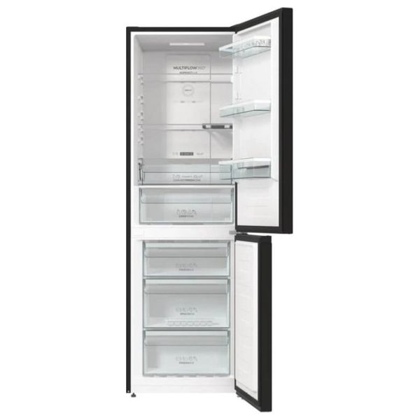 مجمد رأسي مدمج جورنجي  - 11 قدم - شاشة تحكم رقمية ليد - NRK6192SYBK - أسود