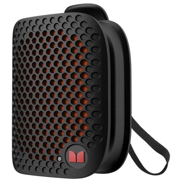  سبيكر صوت محمول مونستر بلاستر مايكرو 6 واط - مقاوم للماء بمعيار IPX7 - عمر بطارية يصل إلى 12 ساعة عند مستوى صوت 50% - أسود 
