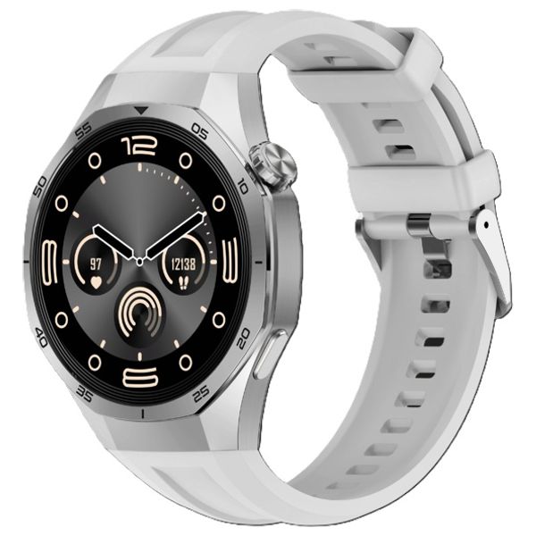 G-tab GTR5 - Smart Watch - 1.43-inch Amoled - 3ATM - Bluetooth - Silver